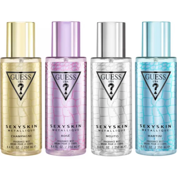 Guess SexySkin Metallique Martini parfémovaný telový sprej pre ženy 250 ml