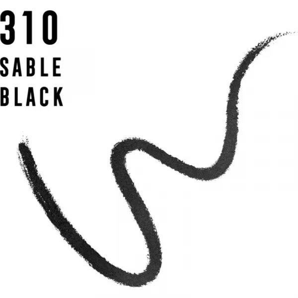 Max Factor Masterpiece Wow Liner Waterproof vodeodolná ceruzka na oči odtieň 310 Sable Black 1.2 g