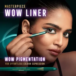 Max Factor Masterpiece Wow Liner Waterproof vodeodolná ceruzka na oči odtieň 310 Sable Black 1.2 g