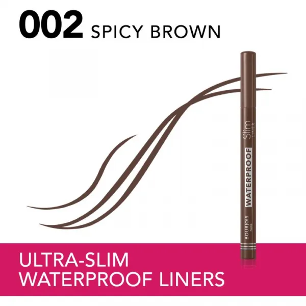 Bourjois Ultra Slim Waterproof Liner vodeodolná ceruzka na oči odtieň Spicy Brown 1 ml