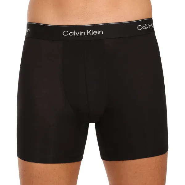 3PACK pánske boxerky Calvin Klein čierné (NB4394-TM6) M, trenky