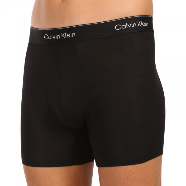 3PACK pánske boxerky Calvin Klein čierné (NB4394-TM6) M, trenky
