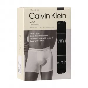 3PACK pánske boxerky Calvin Klein čierné (NB4394-TM6) M, trenky