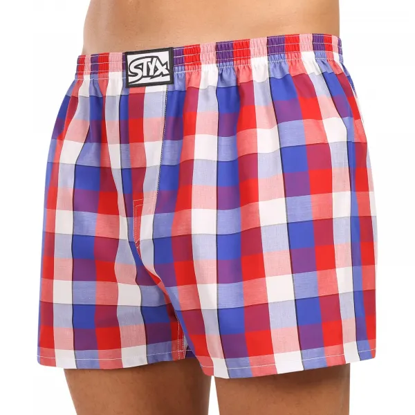 3PACK pánske trenky Styx klasická guma viacfarebné (3A110709) M, trenírky