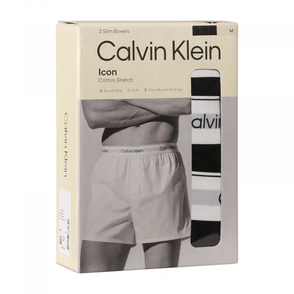 3PACK pánske trenky Calvin Klein čierné (NB4267-UB1) S, trenírky