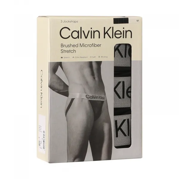 3PACK pánske jocksy Calvin Klein čierné (NB4121-UB1) S