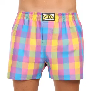 3PACK pánske trenky Styx klasická guma viacfarebné (3A110103) S, trenírky
