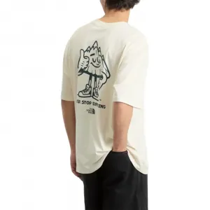 The North Face Mountain Fun Oversized T-Shirt "White Dune" (NF0A8F2NQLI)