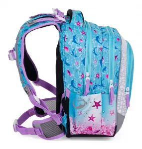 Malý školský set Bagmaster LUMI 24 A S Mermaid