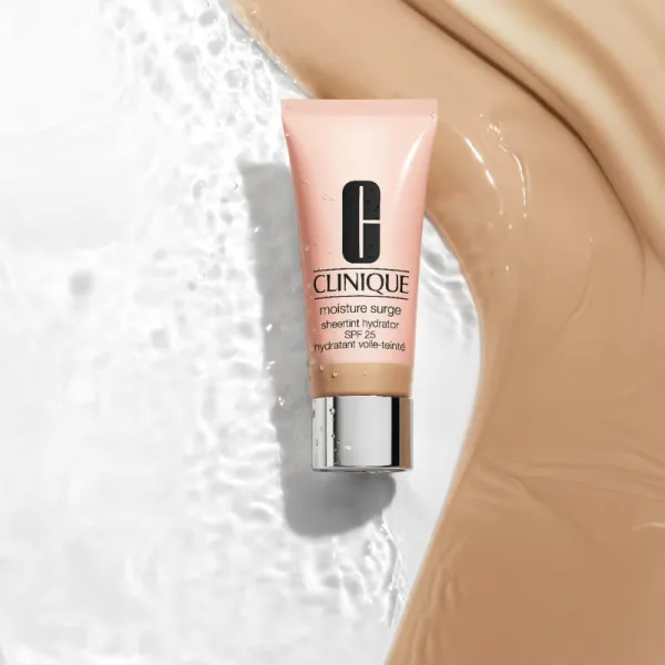 Clinique Moisture Surge™ Sheertint Hydrator SPF 25 tónujúci hydratačný krém SPF 25 odtieň Universal Light 40 ml