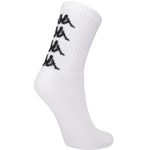 Kappa AUTHENTIC ORNEL KIDS 3P Detské ponožky, biela, veľkosť