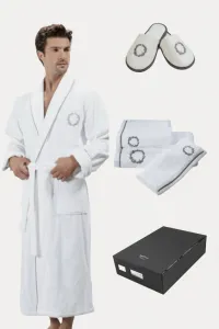 Soft Cotton Luxusný pánsky župan SEHZADE s uterákom a s papučky