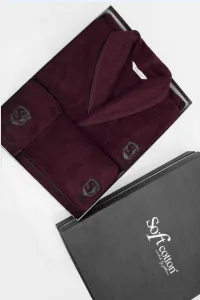 Soft Cotton Darčekové balenie županu, uteráku a osušky LUXURY