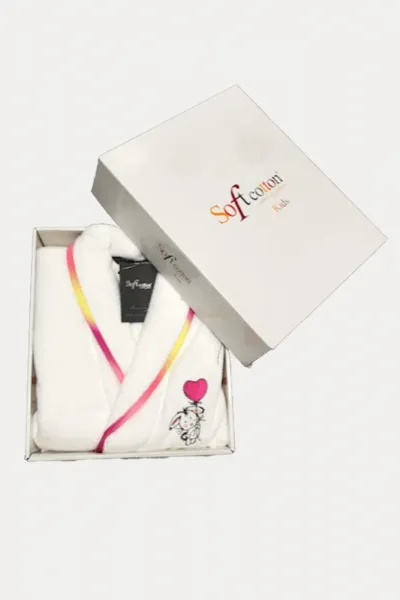 Soft Cotton Detský župan RAINBOW GIRL v darčekovom balení