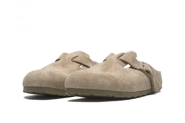 Birkenstock Boston Leve "Faded Khaki" (1025844)