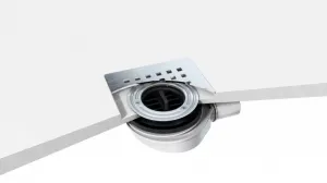 FLEXIA GEBERIT vaničkový sifón, priemer 90mm, DN40, krytka čierna 17751