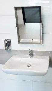 SAPHO XP100 Dávkovač tekutého mydla 400 ml, leštená nehrdzavejúca oceľ