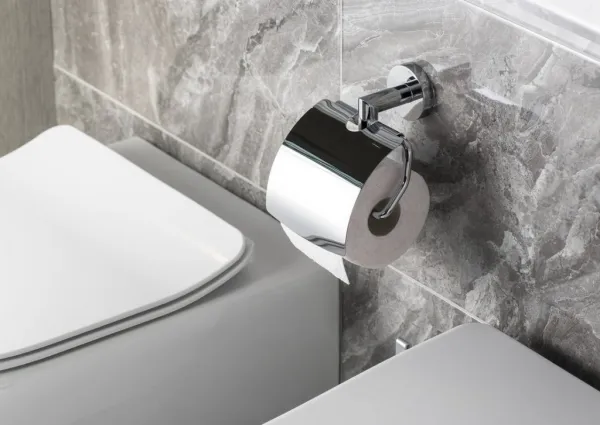 SAPHO - X-ROUND držák toaletního papíru s krytem, chrom XR702