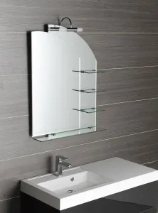 AQUALINE - WEGA zrcadlo s policemi 65x90cm 65028