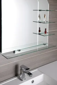 AQUALINE - WEGA zrcadlo s policemi 65x90cm 65028