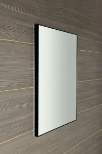 SAPHO - AROWANA zrcadlo v rámu 60x80cm, černá mat AWB6080