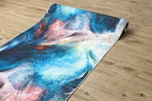 Protišmykový behúň LOTUS COLOR 36500 modrý / červený