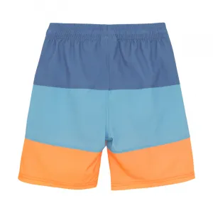 Plavky COLOR KIDS Swim Long Shorts, Colorblock-7452-River Blue
