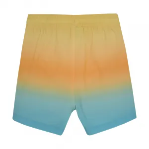 Plavky COLOR KIDS Swim Shorts, AOP & Magic-3520-Orange Pop