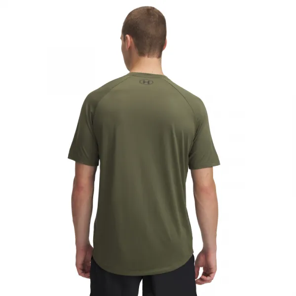 Pánske tréningové tričko s krátkym rukávom UNDER ARMOUR UA M TECH FADE SS-GRN