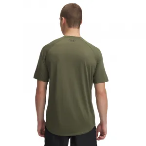 Pánske tréningové tričko s krátkym rukávom UNDER ARMOUR UA M TECH FADE SS-GRN