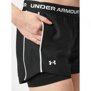 Dámske tréningové kraťasy UNDER ARMOUR Tech Play Up 2in1 Shorts-BLK