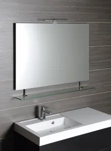 SAPHO - WEGA zrkadlo s policou 100x80cm 60092