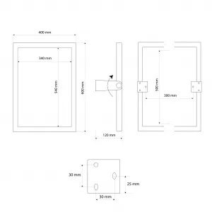 Bemeta Help zrkadlo 40x60 cm 301 401 030