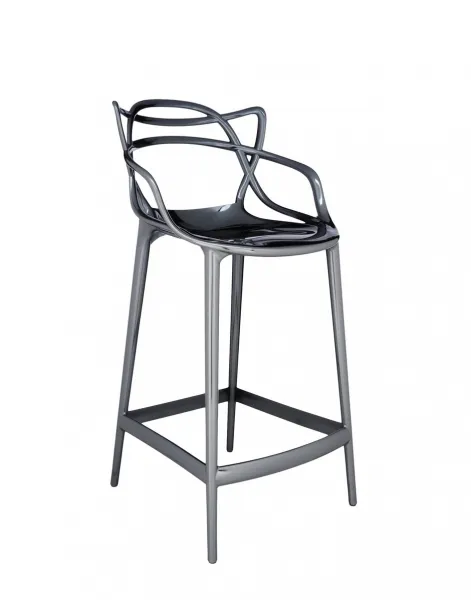 Barová stolička Masters METAL, v. 65 cm, viac farieb - Kartell Farba: chrome
