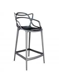 Barová stolička Masters METAL, v. 65 cm, viac farieb - Kartell Farba: chrome