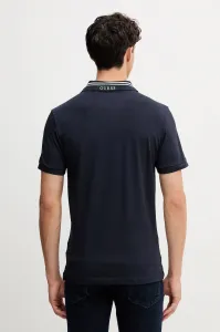 Polo tričko Guess NOLAN pánske, tmavomodrá farba, jednofarebné, M5YP66 J1314