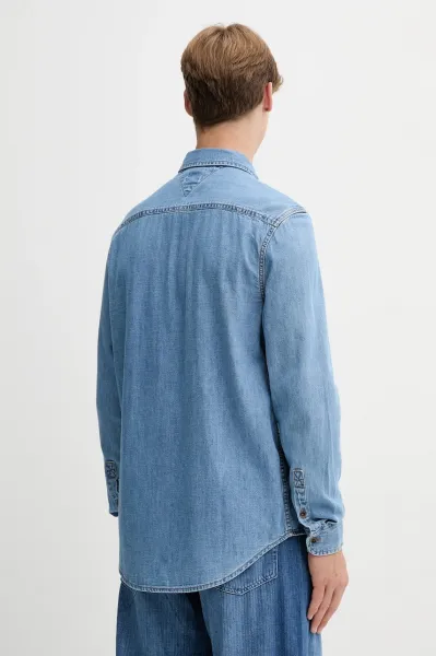 Rifľová košeľa Tommy Jeans