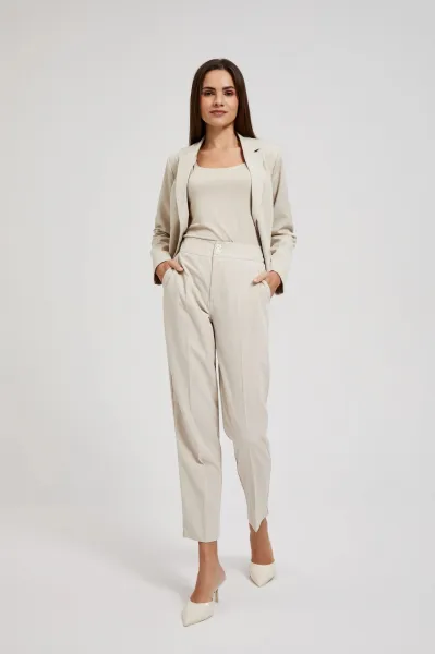 Marisse Women's Trousers L-Sp-4315 L.Beige