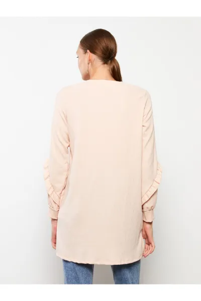 LC Waikiki Crew Neck Plain Long Sleeve Women's Tunic