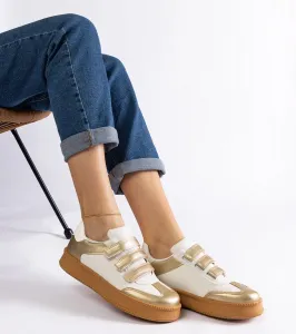 Gemre Zlaté tenisky na suchý zips Mena