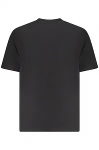 Čierne pánske tričko s krátkym rukávom