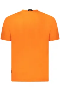 Pánske tričko Napapijri s krátkym rukávom, oranžové