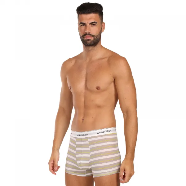 3PACK pánske boxerky Calvin Klein viacfarebné (NB4392-WCN) M, trenky