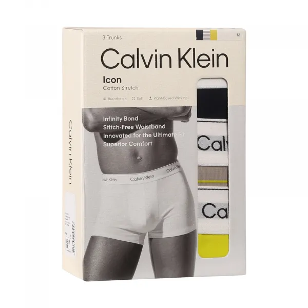 3PACK pánske boxerky Calvin Klein viacfarebné (NB4392-WCN) M, trenky