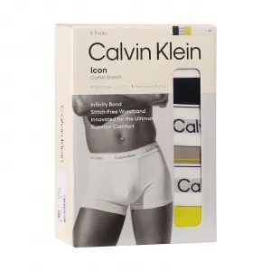 3PACK pánske boxerky Calvin Klein viacfarebné (NB4392-WCN) M, trenky