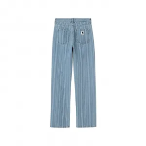 Carhartt WIP Rylan Stripe Pant W "Blue Stone Bleached" (I035581-32H12)