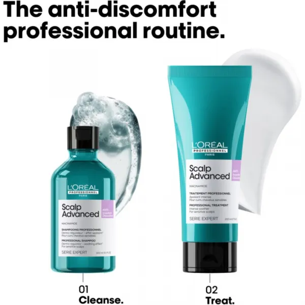 L’Oréal Professionnel Serie Expert Scalp Advanced šampón pre citlivú a podráždenú pokožku hlavy 500 ml