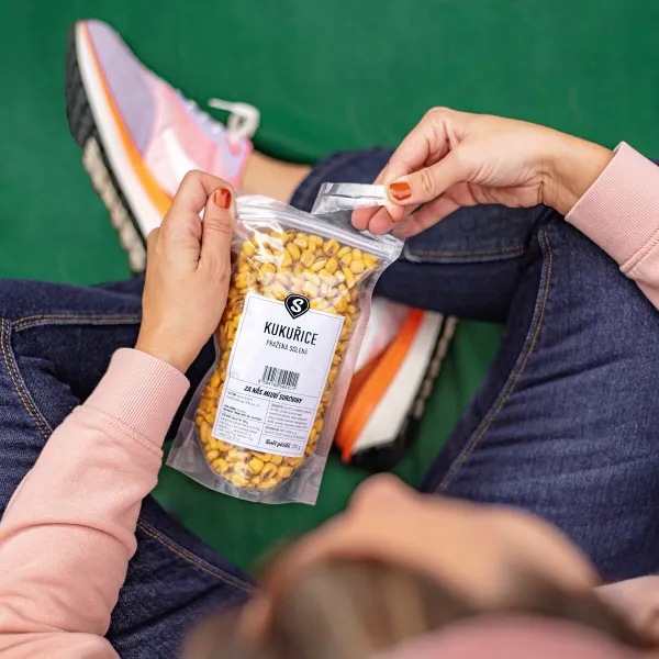Kukurica pražená solená   váha 5kg