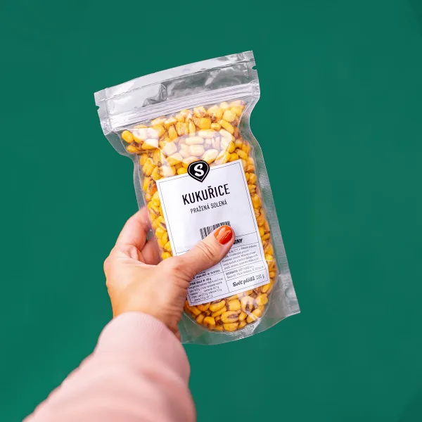 Kukurica pražená solená   váha 5kg
