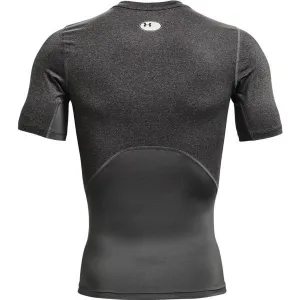 Under Armour HG ARMOUR COMP SS Pánske tričko, tmavo sivá, veľkosť